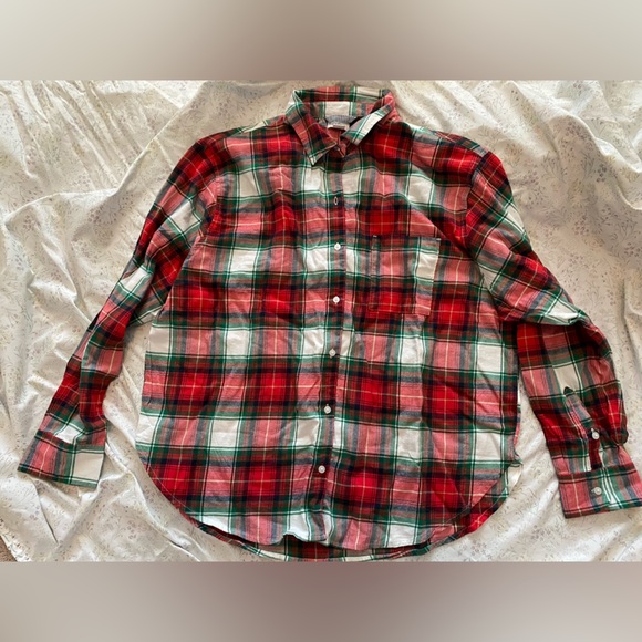 aerie Other - Aerie flannel pajama shirt red plaid medium NWOT